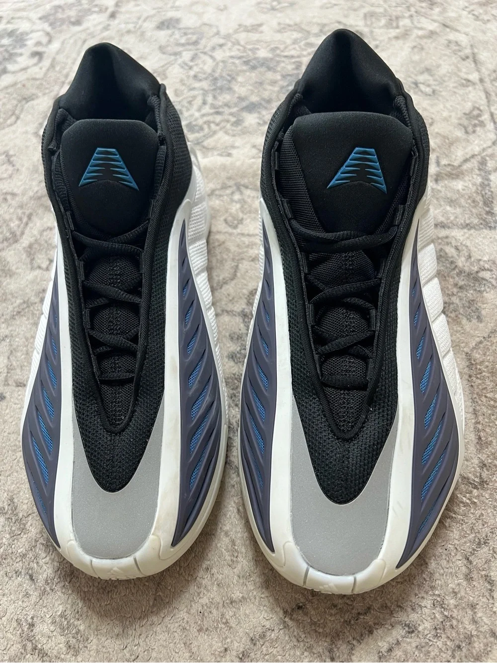adidas Anthony Edwards 2 shoes White/Core Black/Dusky Ink